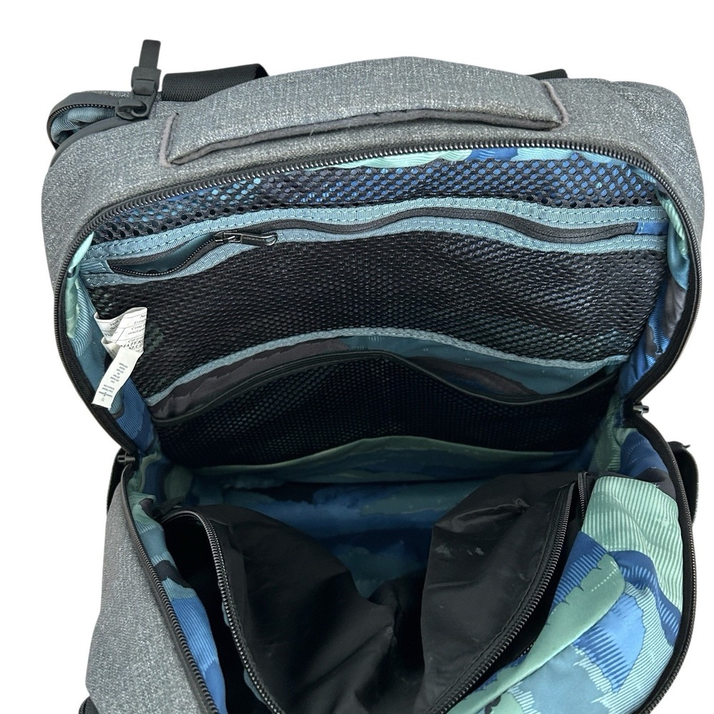 Lululemon Core Backpack 2.0 20L Athleisure Gym Active Commute Laptop Pocket Gray - Picture 7 of 11